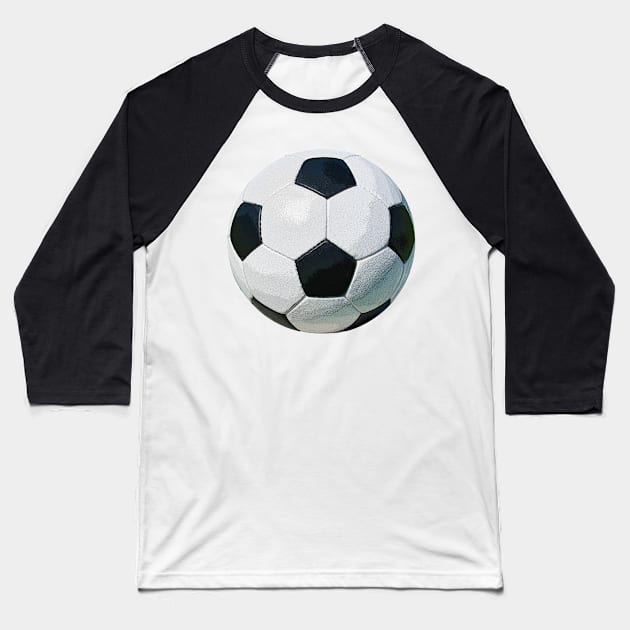 classic soccer ball Baseball T-Shirt by MiRaFoto